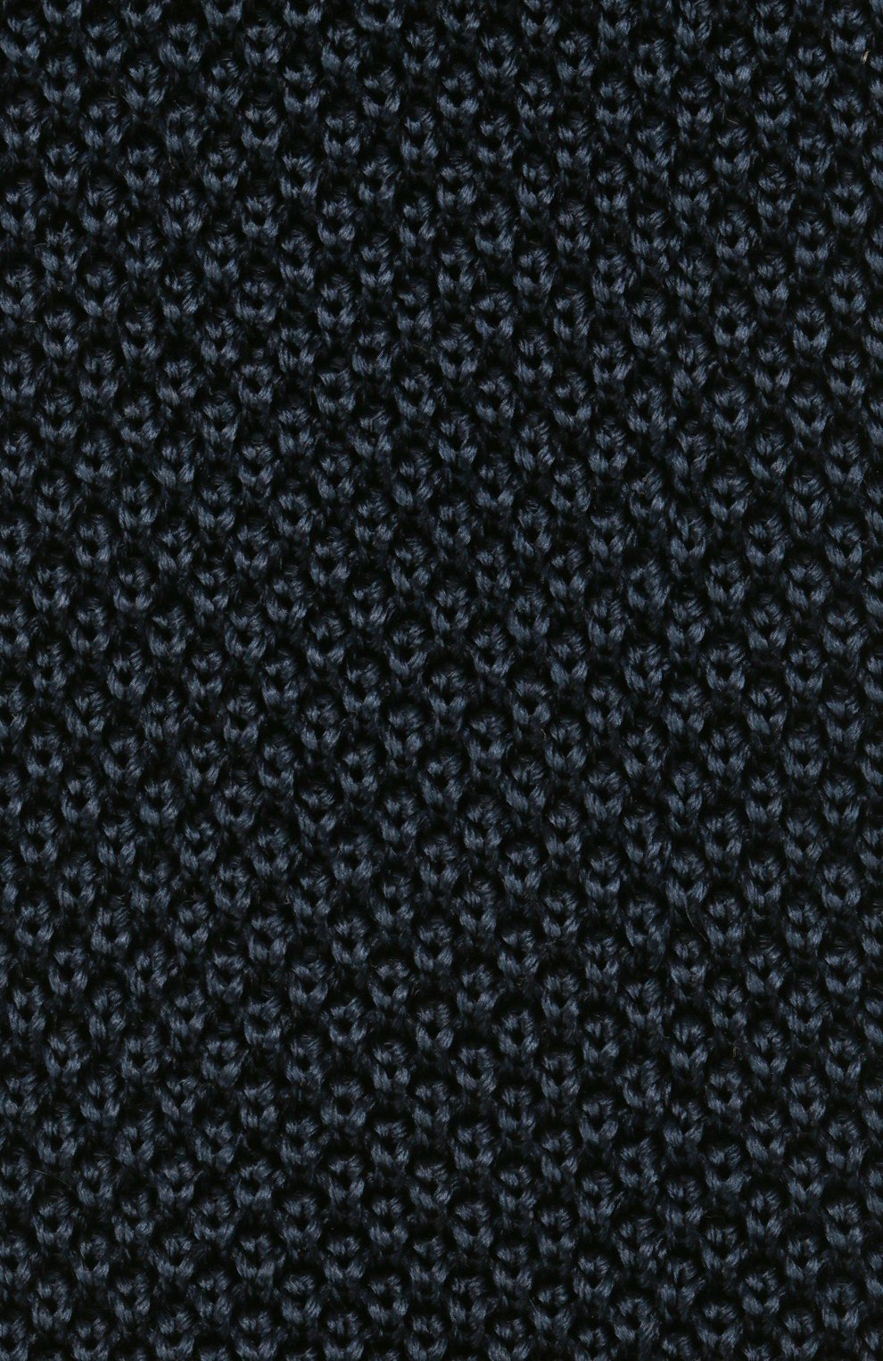 Мужской шелковый галстук ERMENEGILDO ZEGNA темно-синего цвета, арт. Z7F00/1ZM | Фото 3 (Материал: Текстиль, Шелк; Принт: Без принта; Статус проверки: Проверена категория)