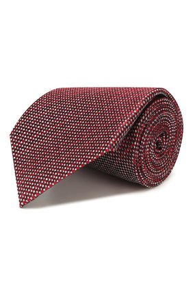 Мужской шелковый галстук ERMENEGILDO ZEGNA красного цвета по цене 15850 руб., арт. Z7D84/1UM | Фото 1 Мужской шелковый галстук ERMENEGILDO ZEGNA красного цвета, арт. Z7D84/1UM | Фото 1