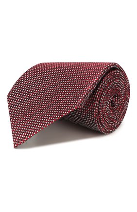 Мужской шелковый галстук ERMENEGILDO ZEGNA красного цвета, арт. Z7D84/1UM | Фото 1 (Материал: Текстиль, Шелк; Принт: С принтом; Статус проверки: Проверена категория)