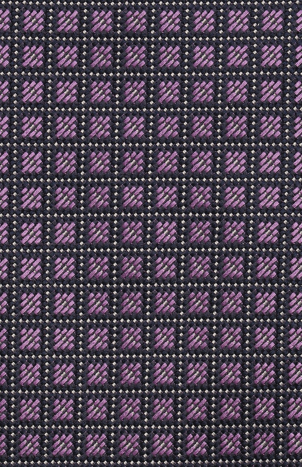 Мужской шелковый галстук ERMENEGILDO ZEGNA фиолетового цвета, арт. Z7D83/1UM | Фото 3 (Принт: С принтом; Материал: Текстиль, Шелк; Статус проверки: Проверена категория)