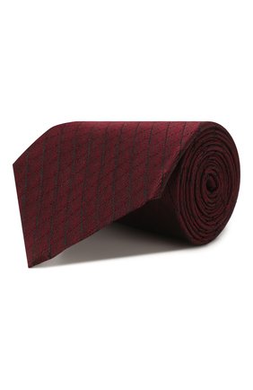 Мужской шелковый галстук ERMENEGILDO ZEGNA бордового цвета по цене 13450 руб., арт. Z7D14/1UM | Фото 1 Мужской шелковый галстук ERMENEGILDO ZEGNA бордового цвета, арт. Z7D14/1UM | Фото 1