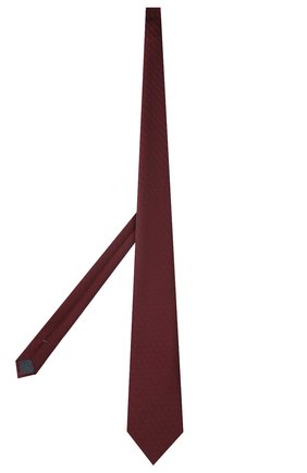 Мужской шелковый галстук ERMENEGILDO ZEGNA бордового цвета по цене 13450 руб., арт. Z7D14/1UM | Фото 2 Мужской шелковый галстук ERMENEGILDO ZEGNA бордового цвета, арт. Z7D14/1UM | Фото 2
