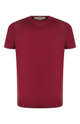 Мужская хлопковая футболка CORNELIANI малинового цвета по цене 15600 руб., арт. 85G500-0125000/00 | Фото 1 Мужская хлопковая футболка CORNELIANI малинового цвета, арт. 85G500-0125000/00 | Фото 1