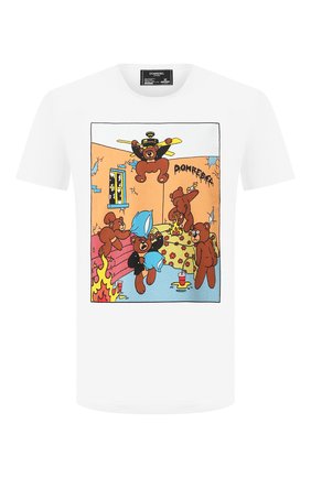 Мужская хлопковая футболка DOM REBEL белого цвета по цене 8855 руб., арт. H0TEL/T-SHIRT | Фото 1 Мужская хлопковая футболка DOM REBEL белого цвета, арт. H0TEL/T-SHIRT | Фото 1