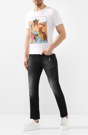 Мужская хлопковая футболка DOM REBEL белого цвета по цене 8855 руб., арт. H0TEL/T-SHIRT | Фото 2 Мужская хлопковая футболка DOM REBEL белого цвета, арт. H0TEL/T-SHIRT | Фото 2