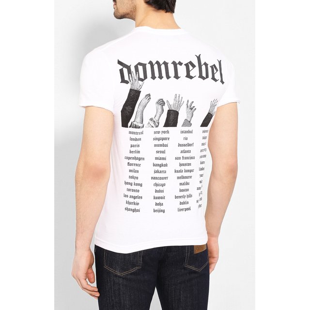 Хлопковая футболка Dom Rebel 10776454