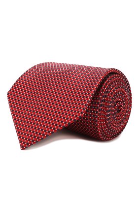 Мужской шелковый галстук BRIONI красного цвета, арт. 062H00/P9490 | Фото 1 (Материал: Шелк, Текстиль; Статус проверки: Проверена категория; Принт: С принтом; Региональные ограничения белый список (Axapta Mercury): RU)