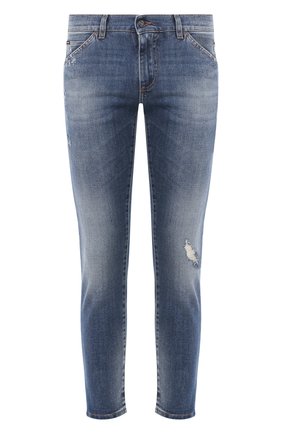 Мужские джинсы DOLCE & GABBANA темно-синего цвета по цене 65700 руб., арт. GW7XLZ/G8BY7 | Фото 1 Мужские джинсы DOLCE & GABBANA темно-синего цвета, арт. GW7XLZ/G8BY7 | Фото 1