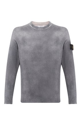 Мужской джемпер STONE ISLAND серого цвета по цене 27050 руб., арт. 7215543B7 | Фото 1 Мужской джемпер STONE ISLAND серого цвета, арт. 7215543B7 | Фото 1
