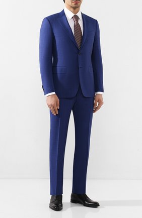 Мужской шерстяной костюм CANALI синего цвета по цене 192000 руб., арт. T11280/19/BX00219 | Фото 1 Мужской шерстяной костюм CANALI синего цвета, арт. T11280/19/BX00219 | Фото 1