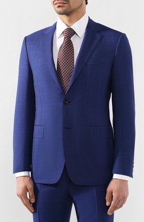 Мужской шерстяной костюм CANALI синего цвета по цене 192000 руб., арт. T11280/19/BX00219 | Фото 2 Мужской шерстяной костюм CANALI синего цвета, арт. T11280/19/BX00219 | Фото 2