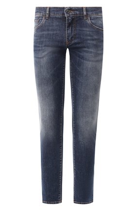 Мужские джинсы DOLCE & GABBANA синего цвета по цене 39200 руб., арт. GY07LD/G8BY5 | Фото 1 Мужские джинсы DOLCE & GABBANA синего цвета, арт. GY07LD/G8BY5 | Фото 1