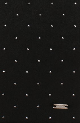 Мужской шелковый шарф SAINT LAURENT черного цвета по цене 26200 руб., арт. 609522/4Y011 | Фото 2 Мужской шелковый шарф SAINT LAURENT черного цвета, арт. 609522/4Y011 | Фото 2
