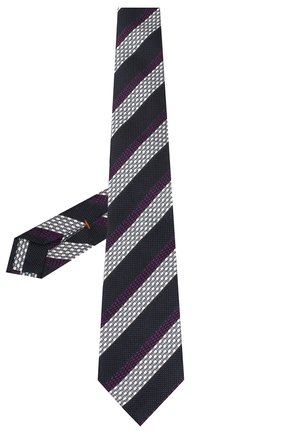 Мужской шелковый галстук ZEGNA COUTURE разноцветного цвета, арт. Z7C01/15C | Фото 2 (Материал: Шелк, Текстиль; Принт: С принтом)