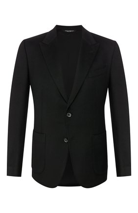 Мужской кашемировый пиджак DOLCE & GABBANA черного цвета по цене 231000 руб., арт. 0101/G2KN7T/FU2AX | Фото 1 Мужской кашемировый пиджак DOLCE & GABBANA черного цвета, арт. 0101/G2KN7T/FU2AX | Фото 1