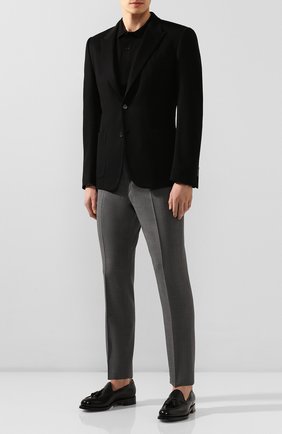 Мужской кашемировый пиджак DOLCE & GABBANA черного цвета по цене 231000 руб., арт. 0101/G2KN7T/FU2AX | Фото 2 Мужской кашемировый пиджак DOLCE & GABBANA черного цвета, арт. 0101/G2KN7T/FU2AX | Фото 2