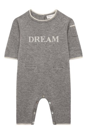 Детский кашемировый комбинезон OSCAR ET VALENTINE серого цвета по цене 13250 руб., арт. COM01DREAM | Фото 1 Детский кашемировый комбинезон OSCAR ET VALENTINE серого цвета, арт. COM01DREAM | Фото 1