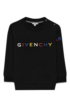 Детский хлопковый свитшот GIVENCHY черного цвета по цене 14600 руб., арт. H05112 | Фото 1 Детский хлопковый свитшот GIVENCHY черного цвета, арт. H05112 | Фото 1