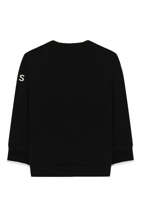 Детский хлопковый свитшот GIVENCHY черного цвета по цене 14600 руб., арт. H05112 | Фото 2 Детский хлопковый свитшот GIVENCHY черного цвета, арт. H05112 | Фото 2