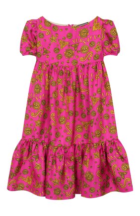 Детское шелковое платье VERSACE розового цвета по цене 44200 руб., арт. YC000193/A232649/8A-14A | Фото 1 Детское шелковое платье VERSACE розового цвета, арт. YC000193/A232649/8A-14A | Фото 1