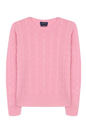Детский кашемировый пуловер POLO RALPH LAUREN розового цвета по цене 23450 руб., арт. 313562294 | Фото 1 Детский кашемировый пуловер POLO RALPH LAUREN розового цвета, арт. 313562294 | Фото 1
