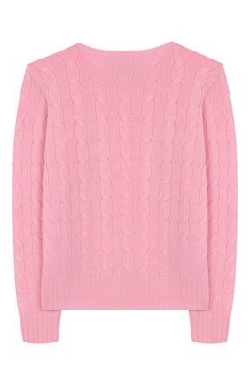 Детский кашемировый пуловер POLO RALPH LAUREN розового цвета по цене 23450 руб., арт. 313562294 | Фото 2 Детский кашемировый пуловер POLO RALPH LAUREN розового цвета, арт. 313562294 | Фото 2