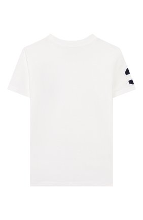 Детская хлопковая футболка POLO RALPH LAUREN белого цвета по цене 2895 руб., арт. 321770177 | Фото 2 Детская хлопковая футболка POLO RALPH LAUREN белого цвета, арт. 321770177 | Фото 2