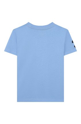 Детская хлопковая футболка POLO RALPH LAUREN голубого цвета по цене 2895 руб., арт. 321770177 | Фото 2 Детская хлопковая футболка POLO RALPH LAUREN голубого цвета, арт. 321770177 | Фото 2