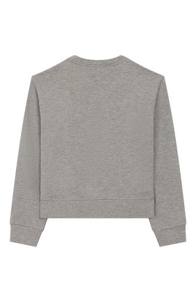 Детский хлопковый свитшот DSQUARED2 серого цвета по цене 14900 руб., арт. DQ03ZT-D00X1 | Фото 2 Детский хлопковый свитшот DSQUARED2 серого цвета, арт. DQ03ZT-D00X1 | Фото 2