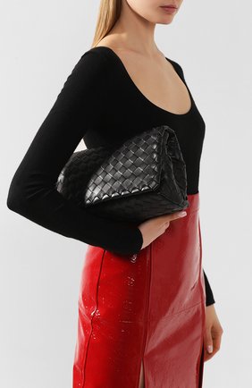 Женская сумка BOTTEGA VENETA черного цвета по цене 172000 руб., арт. 600519/VCPP1 | Фото 2 Женская сумка BOTTEGA VENETA черного цвета, арт. 600519/VCPP1 | Фото 2