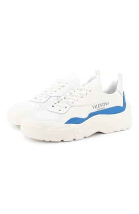 Кожаные кроссовки Valentino Garavani Gumboy | Фото №1 Кожаные кроссовки Valentino Garavani Gumboy | Фото №1