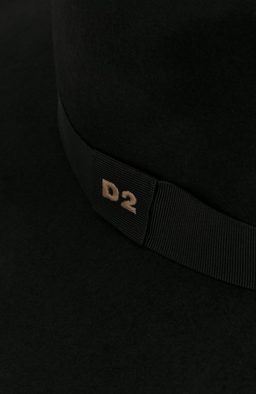 Женская фетровая шляпа DSQUARED2 черного цвета по цене 21100 руб., арт. HAW0006 30701427 | Фото 3 Женская фетровая шляпа DSQUARED2 черного цвета, арт. HAW0006 30701427 | Фото 3