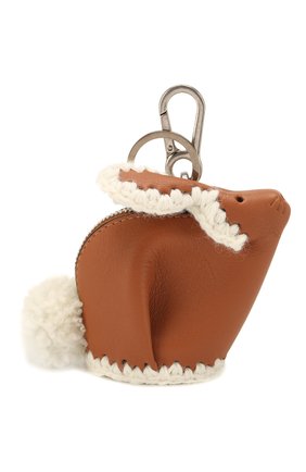 Женский кожаный брелок bunny LOEWE коричневого цвета по цене 31550 руб., арт. 103.30TT40 | Фото 2 Женский кожаный брелок bunny LOEWE коричневого цвета, арт. 103.30TT40 | Фото 2