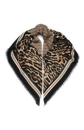Женский платок из смеси шерсти и шелка BURBERRY бежевого цвета по цене 29500 руб., арт. 8022391 | Фото 1 Женский платок из смеси шерсти и шелка BURBERRY бежевого цвета, арт. 8022391 | Фото 1