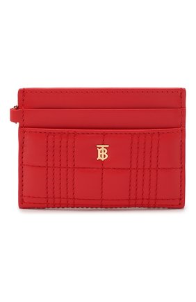 Женский кожаный футляр для кредитных карт BURBERRY красного цвета по цене 16600 руб., арт. 8023347 | Фото 1 Женский кожаный футляр для кредитных карт BURBERRY красного цвета, арт. 8023347 | Фото 1