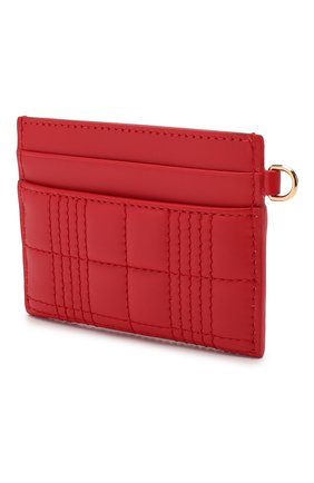 Женский кожаный футляр для кредитных карт BURBERRY красного цвета по цене 16600 руб., арт. 8023347 | Фото 2 Женский кожаный футляр для кредитных карт BURBERRY красного цвета, арт. 8023347 | Фото 2