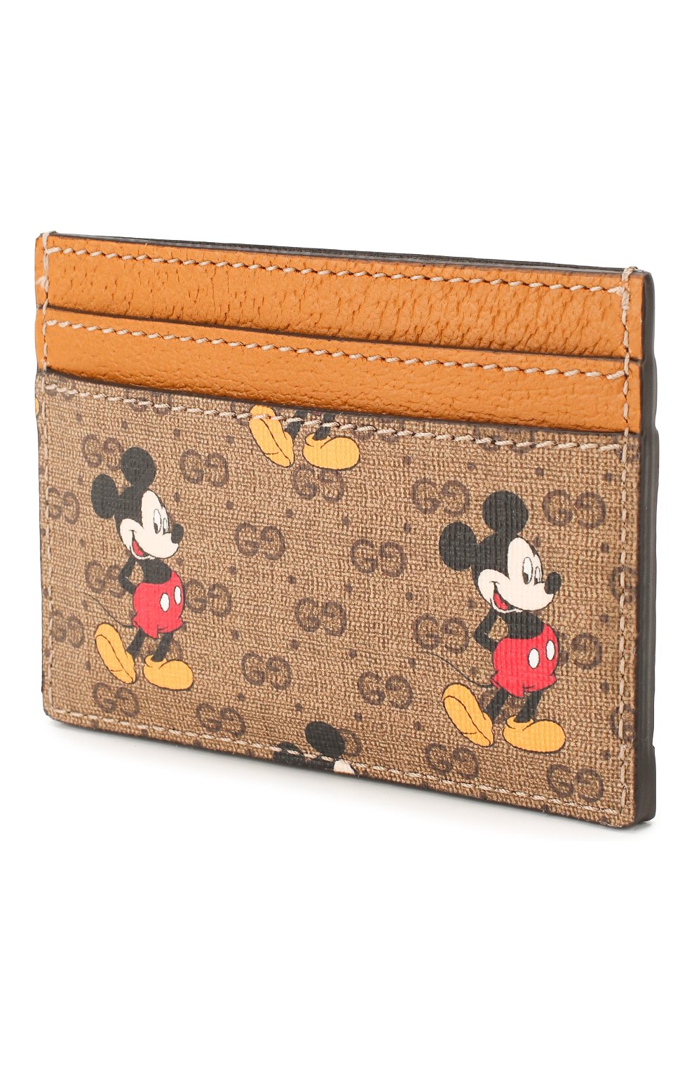 Женский футляр для кредитных карт disney x gucci GUCCI коричневого цвета по цене 17700 руб., арт. 602535/HZCAM | Фото 2 Женский футляр для кредитных карт disney x gucci GUCCI коричневого цвета, арт. 602535/HZCAM | Фото 2