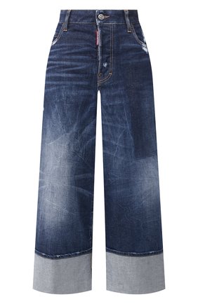 Женские джинсы с отворотами DSQUARED2 голубого цвета по цене 41750 руб., арт. S75LB0255/S30663 | Фото 1 Женские джинсы с отворотами DSQUARED2 голубого цвета, арт. S75LB0255/S30663 | Фото 1