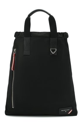 Мужской текстильный рюкзак falco BALLY черного цвета, арт. FALC0/00 | Фото 1 (Материал: Текстиль; Размер: large; Стили: Кэжуэл)