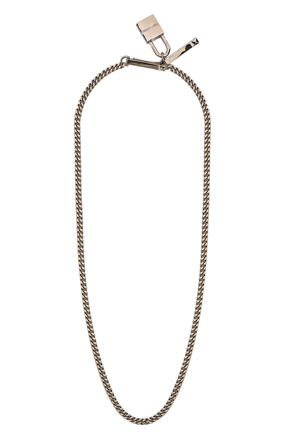 Мужского цепь DSQUARED2 серебряного цвета, арт. CHM0052/37200001 | Фото 1