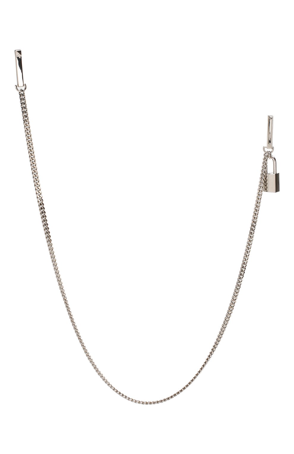 Мужского цепь DSQUARED2 серебряного цвета по цене 21500 руб., арт. CHM0052/37200001 | Фото 3 Мужского цепь DSQUARED2 серебряного цвета, арт. CHM0052/37200001 | Фото 3