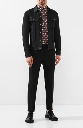 Мужской брюки DOLCE & GABBANA черного цвета по цене 48100 руб., арт. GY6IET/FMMFP | Фото 2 Мужской брюки DOLCE & GABBANA черного цвета, арт. GY6IET/FMMFP | Фото 2