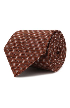Мужской шелковый галстук CORNELIANI оранжевого цвета по цене 11900 руб., арт. 85U302-0120372/00 | Фото 1 Мужской шелковый галстук CORNELIANI оранжевого цвета, арт. 85U302-0120372/00 | Фото 1