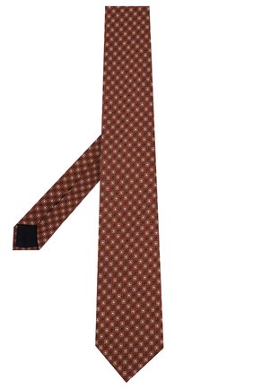 Мужской шелковый галстук CORNELIANI оранжевого цвета по цене 11900 руб., арт. 85U302-0120372/00 | Фото 2 Мужской шелковый галстук CORNELIANI оранжевого цвета, арт. 85U302-0120372/00 | Фото 2