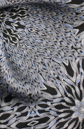 Мужской шелковый платок ZILLI черного цвета по цене 7200 руб., арт. 50700/HANDKERCHIEFS | Фото 2 Мужской шелковый платок ZILLI черного цвета, арт. 50700/HANDKERCHIEFS | Фото 2