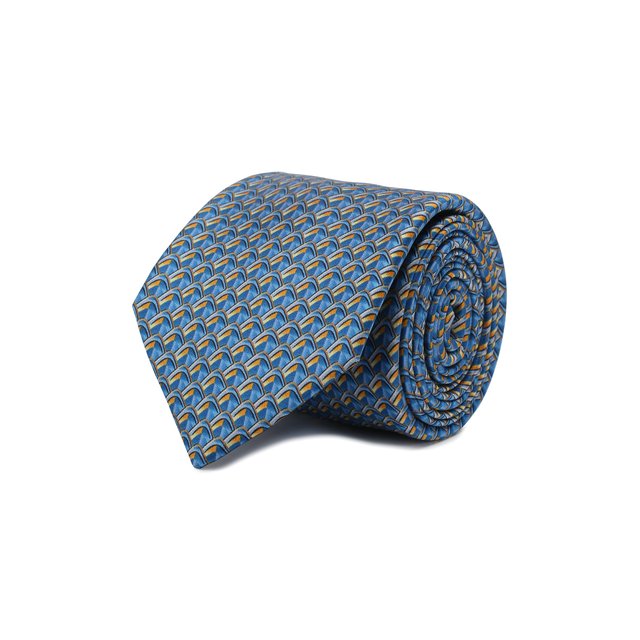 Шелковый галстук Zilli 10781565