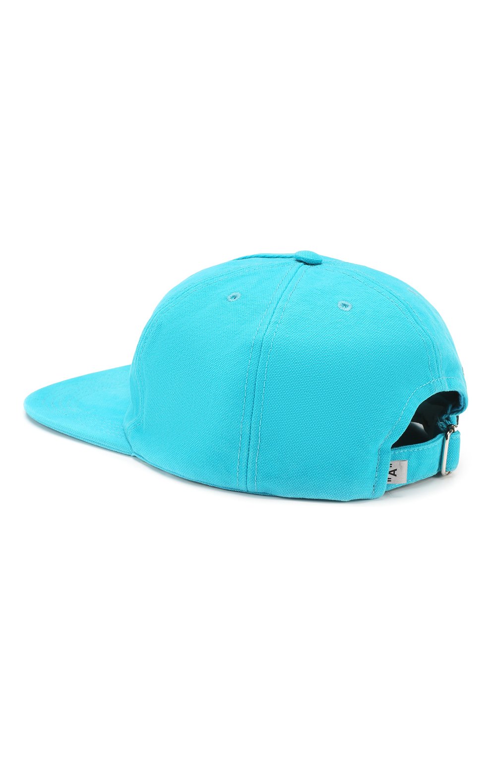 Мужской хлопковая бейсболка OFF-WHITE голубого цвета по цене 15100 руб., арт. 0MLB022R20G810043910 | Фото 2 Мужской хлопковая бейсболка OFF-WHITE голубого цвета, арт. 0MLB022R20G810043910 | Фото 2