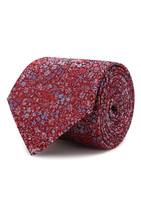 Мужской шелковый галстук CANALI красного цвета по цене 10600 руб., арт. 18/HJ02580 | Фото 1 Мужской шелковый галстук CANALI красного цвета, арт. 18/HJ02580 | Фото 1