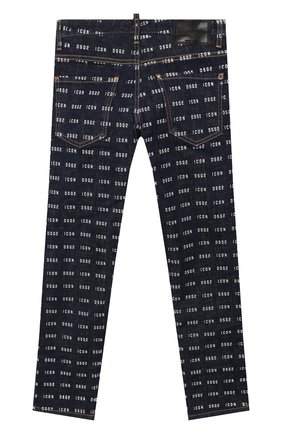 Детские джинсы DSQUARED2 синего цвета по цене 23950 руб., арт. DQ04EL-D00Z1 | Фото 2 Детские джинсы DSQUARED2 синего цвета, арт. DQ04EL-D00Z1 | Фото 2