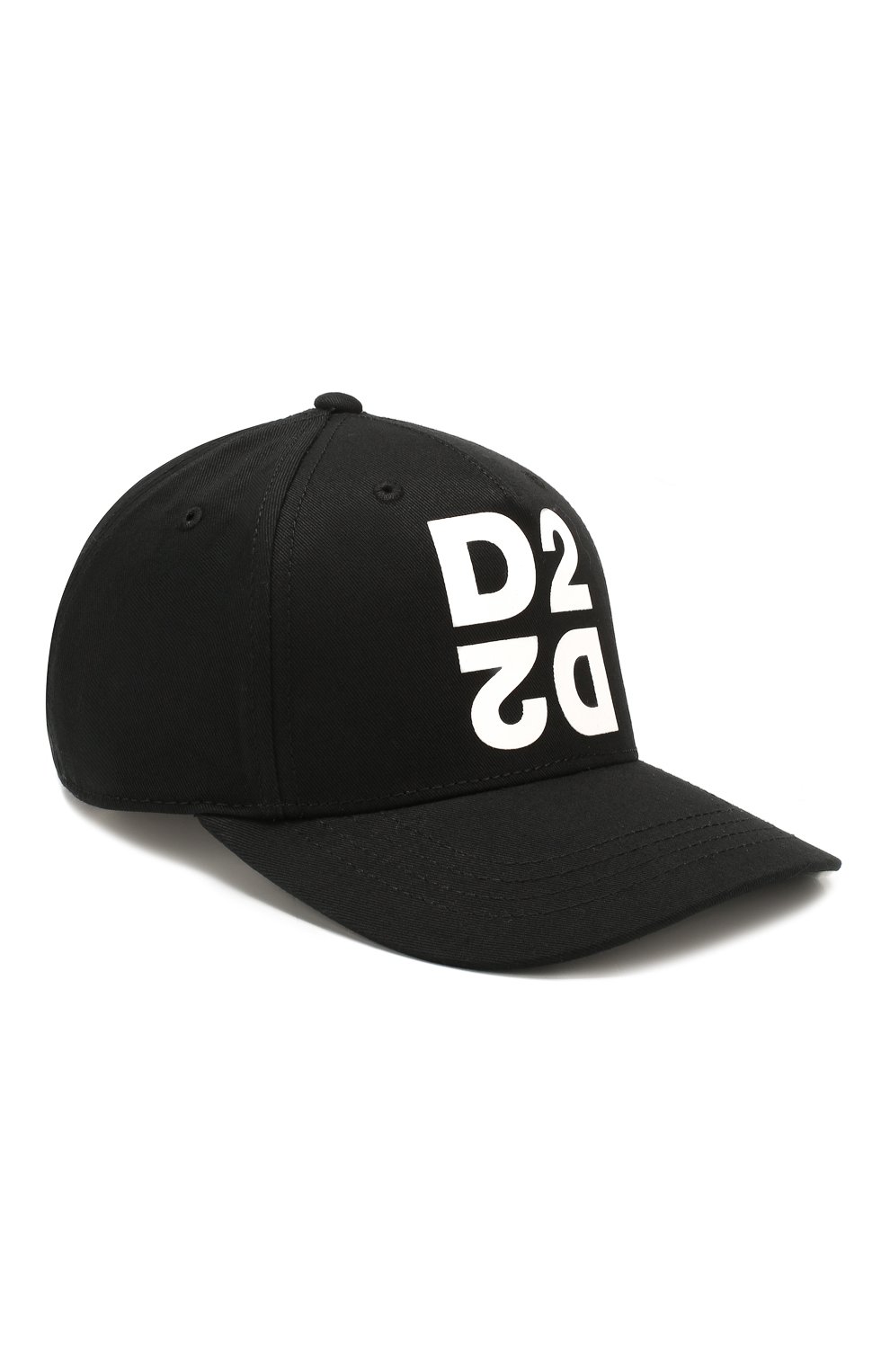 Детская хлопковая бейсболка DSQUARED2 черного цвета, арт. DQ03XE-D00I8 | Фото 1